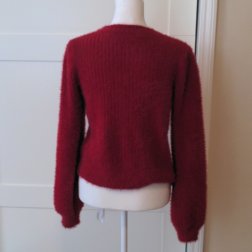 Lulu's Red Cardigan Size M - Picture 2 of 5